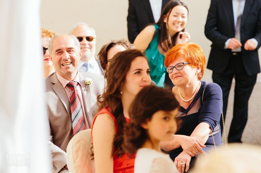Intimate wedding photography: bride's parents are bitter sweet.